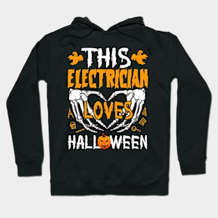 This Electrician Loves Halloween Costume Hoodie